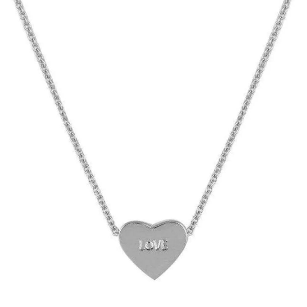 Kate Spade Dear Valentine 17” Necklace White Gold